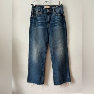 7 for all Mankind Luxe Vintage Wide Leg Cropped Jean